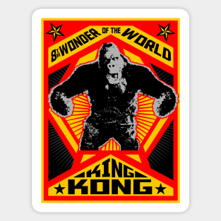 KING KONG 1933 - Propaganda poster  2.0 Sticker